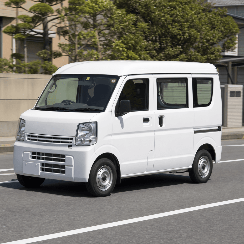 集荷・配送する軽バン